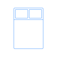 Furniture Beds Full Double Beds Laser Cut Svg File, Free Vectors File